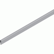 Barre de charge en métal nickel brossé - L90cm - 38x13mm