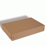 Boîte d'expédition couvercle montage auto Eurobox XL 57x38.2x9.4cm