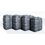 Cuve double paroi pour fioul, gasoil et GNR - Traitée anti-odeurs - Volume 750L, 1000 L, 1500 L ou 2000 L