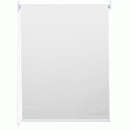 Décoshop26 - Store enrouleur de fenêtre occultant protection solaire store à tirage latéral 60x230cm opaque blanc 04_0004592 - blanc 3000463232694