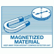 Etiquette iata magnetized material - 46407 Etiquette iata magnetized material - 46407