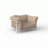 Fauteuil lounge PASADENA - blanc