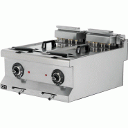 Friteuse électrique de table 2x10 litres 2x7,2 kW 600x635x285h mm EMP6FE020 Line 600 Istanbul - EMP6FE020