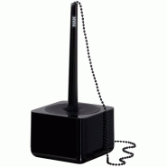 HAN Stylo bille sur socle i-LINE, en ABS, coloris noir/noir - 17651-13