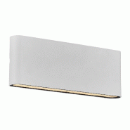 Nordlux Applique murale KINVER 26 Aluminium Blanc, H.9 - IP54 - LED Module / Extérieur - blanc 5704924004766