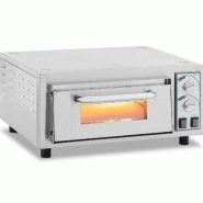 Royal Catering - Royal Catering RCPO-2200-1PS Four à pizza électrique 1 chambre 2200 W Ø 35 cm pierre réfractaire Four à pizza professionnel Four