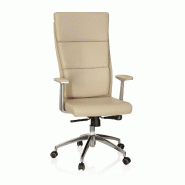 Siège de bureau / Fauteuil de direction MONZA 20, cuir beige hjh OFFICE - beige cuir 600420_0