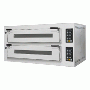 Vaiotec TOPLINE four à pizza électrique 9+9 x 34 cm, thermostat numérique, 1450 x 1185 mm - 12749
