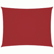 VidaXL Voile de parasol tissu oxford rectangulaire 3x4 m rouge Modèle Ombre Phi - rouge 135650