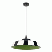 Zafferano Circus Suspension LED Verte Design Céramique Artisanale 3000K Diamètre 35cm Hauteur 300cm Made in Italy Éclairage Intérieur Moderne - ve