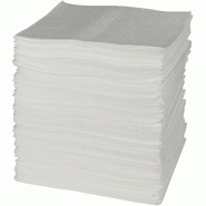 200 feuilles d'absorbant double épaisseur sans voile de renfort - 41 cm x 46 cm - Absorption 113 à 208 L