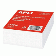 Apli Bloc de 500 feuillets 90x90mm 70 g/m², blanc - 8410782129103