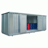 Container de stockage démontable pour produits chimiques, dangereux, inflammables et acides bases