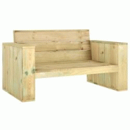 Helloshop26 - Banc de jardin meuble de patio d'extérieur terrasse 139 x 76 x 74 cm bois de pin imprégné 02_0011240 - 3000616547767 Helloshop26 - Banc de jardin meuble de patio d'extérieur terrasse 139 x 76 x 74 cm bois de pin imprégné 02_0011240 - 3000616547767