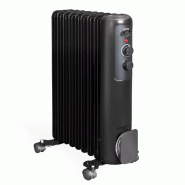 LIVOO Radiateur Bain D'huile 2000w Noir DOM502 - noir 3523930107580