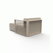 Module chaise-longue gauche THE FACTORY - crème