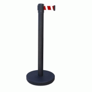 Barrière de parking Poteau de délimitation 65cm Pliable Poteau de