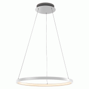 ROSSINI ILLUMINAZIONE Zerum Suspension Led 45W 3000K Blanc - Lampe Annulaire En Aluminium Ip20 Design Minimal Pour Les Environnements Modernes - Group