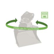 ROTO-ONE 360° - Attache rapide hydraulique pour un travail précis et rapide