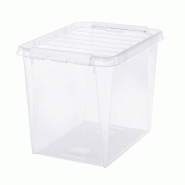SmartStore Boîte de rangement CLASSIC 52 L, clips: blanc - blanc plastique polypropylène 7332462070547 SmartStore Boîte de rangement CLASSIC 52 L, clips: blanc - blanc plastique polypropylène 7332462070547