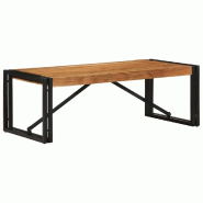 VidaXL Table basse 100x50x35 cm bois massif d'acacia Modèle Imperial Horizon - 4016675