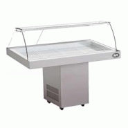 A.C.L - Vitrine réfrigérée à poissons L. 1410 mm avec plan d'exposition de 1312 x 602 mm - MM297865 A.C.L - Vitrine réfrigérée à poissons L. 1410 mm avec plan d'exposition de 1312 x 602 mm - MM297865