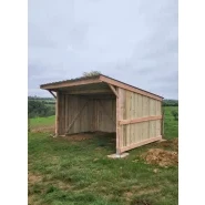 Abri de prairie classique monopente - ABR006 - Bois Douglas - Plusieurs tailles_0