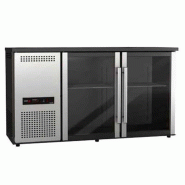 Arrière-bar 2 portes battantes vitrées - 200 L | Fagor - BBC-2