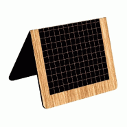 Chevalet de table d'antan en plastique noir - 6.5x4x5cm - Lot de 10