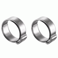 Collier de serrage à 1 oreille Ø13/15mm (x2) Collier de serrage à 1 oreille Ø13/15mm (x2)