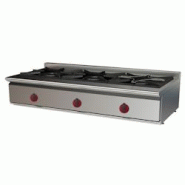 EURAST - Réchaud a gaz 3 feux sur table - 1200x550x280 mm - 17,5 Kw - 33051255 - inox 33051255 EURAST - Réchaud a gaz 3 feux sur table - 1200x550x280 mm - 17,5 Kw - 33051255 - inox 33051255