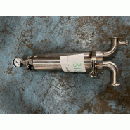 Filtre en acier inoxydable d'occasion millipore serie 3000 t-line boîtiers simples 2,5 litres - référence                        :                         c7818