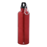 Gourde en aluminium recyclé - 750 ml - avec mousqueton en aluminium recyclé Gourde en aluminium recyclé - 750 ml - avec mousqueton en aluminium recyclé
