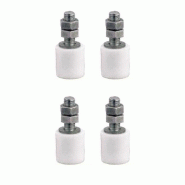 Guide de portail 25x40mm - Lot de 4 Guide de portail 25x40mm - Lot de 4