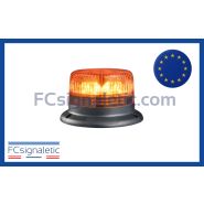 Gyrophare à LED EVOLUX R orange embase ISO classe 1 rotatif SIRENA 75109