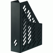 HAN Lot de 10 Porte-revues KLASSIK A4/C4, dos de 76, en PS, coloris noir - noir 160113