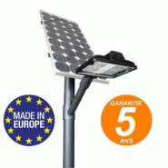 Lampadaire urbain solaire / led / en acier galvanisé / 4.5 m