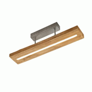 Plafonnier LED bois naturel style moderne 3400 lumens - Trio - Brad - jaune 4017807451184 Plafonnier LED bois naturel style moderne 3400 lumens - Trio - Brad - jaune 4017807451184