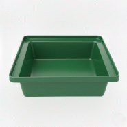 PLAST'UP ROTOMOULAGE Bac de rangement empilable 30l - VERTFONCE - vert plastique 0637962083552