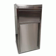 Poubelles professionnelles en inox 500x530 mm - 3667470001493