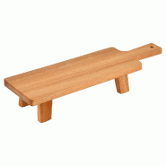 San Ignacio Natur - Plateau de service 38x11x7cm en bois d'acacia - marron acier Q4408