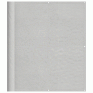 VidaXL Écran de balcon gris clair 120x500 cm 100% polyester oxford Modèle Balcon Métro - 4000016