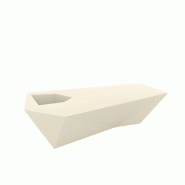 Banc design in & out FAZ - crème