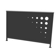 Cl 60 dl 05 - barrière design - buton industries - matériaux : acier Cl 60 dl 05 - barrière design - buton industries - matériaux : acier