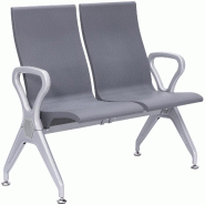 CLP Banc d'attente Ermin Gris/2 places - gris plastique 326893