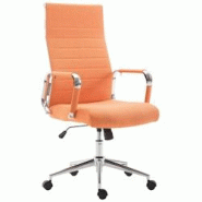 CLP Fauteuil de bureau Kolumbus tissu Orange - orange textile 191943709 CLP Fauteuil de bureau Kolumbus tissu Orange - orange textile 191943709