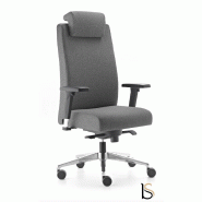 Fauteuil de direction en tissu Bost - Sokoa - Gris, Oui_0