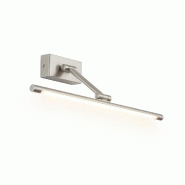 Gea Luce Applique Gealuce Gap460C En Métal Nickel Satiné, Led 12W, 656Lm, 3000K, Lumière Indirecte, Idéale Pour L'Éclairage Intérieur - Gealuce