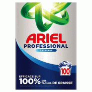 Lessive en poudre professionnelle - 100 lavages - ARIEL - en carton 8700216789806