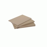 PANNEAU FIBRE COMPOSITE PLAT ET LISSE (2 COLORIS) - COLORIS - BEIGE (SABLE), EPAISSEUR - 5 MM, LARGEUR - 40 CM, LONGUEUR - 80 CM, SURFACE COUVERTE EN M² - 0.32